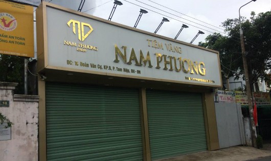 Tiệm vàng Nam Phương, nơi xảy ra sự việc. 