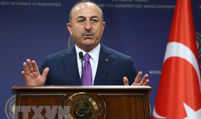 Ngoại trưởng Thổ Nhĩ Kỳ Mevlut Cavusoglu. (Ảnh: AFP/TTXVN)