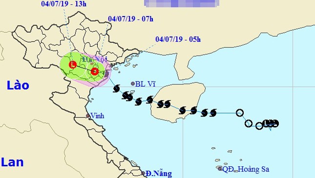 Bão số 2 suy yếu thành áp thấp nhiệt đới, nguy cơ cao lũ quét lở đất ở vùng núi 