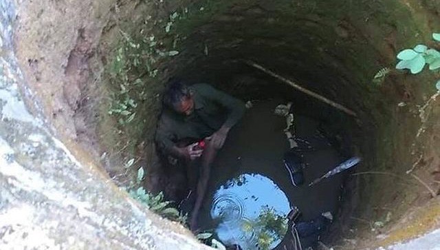 Ông Việt mắc kẹt dưới giếng sâu trong suốt 5 tiếng đồng hồ.