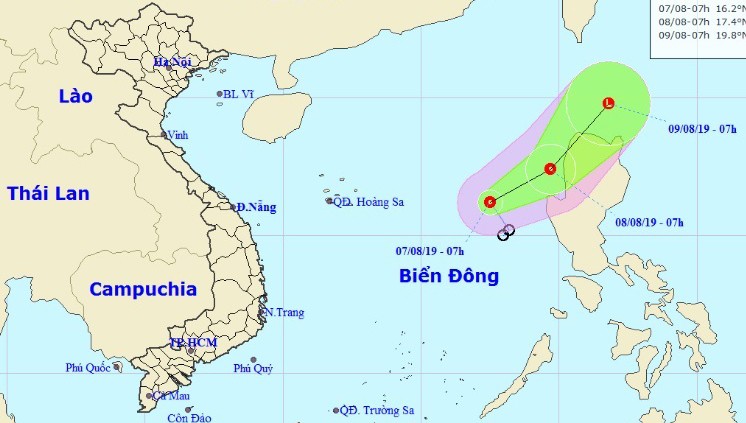 Áp thấp nhiệt đới lại hoành hành Biển Đông