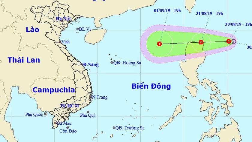 Áp thấp nhiệt đới mạnh lại xuất hiện gần Biển Đông