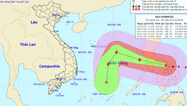 Bão mạnh quần thảo, giữa biển Đông động dữ dội từ chiều tối nay 