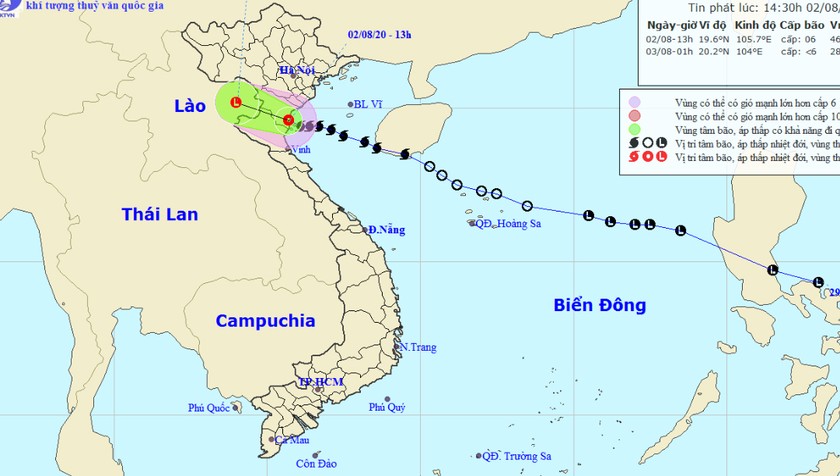 Bão suy yếu thành áp thấp nhiệt đới, sóng biển vẫn cao, đất liền còn mưa lớn