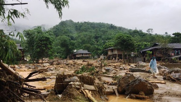 Cảnh báo lũ quét, sạt lở đất, ngập úng nhiều vùng Hà Tĩnh - Quảng Ngãi