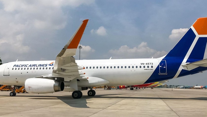 Máy bay của hãng hàng không Pacific Airlines. (Ảnh: CTV/Vietnam+)