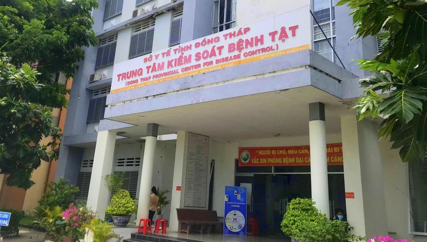 Trụ sở Trung tâm Kiểm soát bệnh tật tỉnh Đồng Tháp.