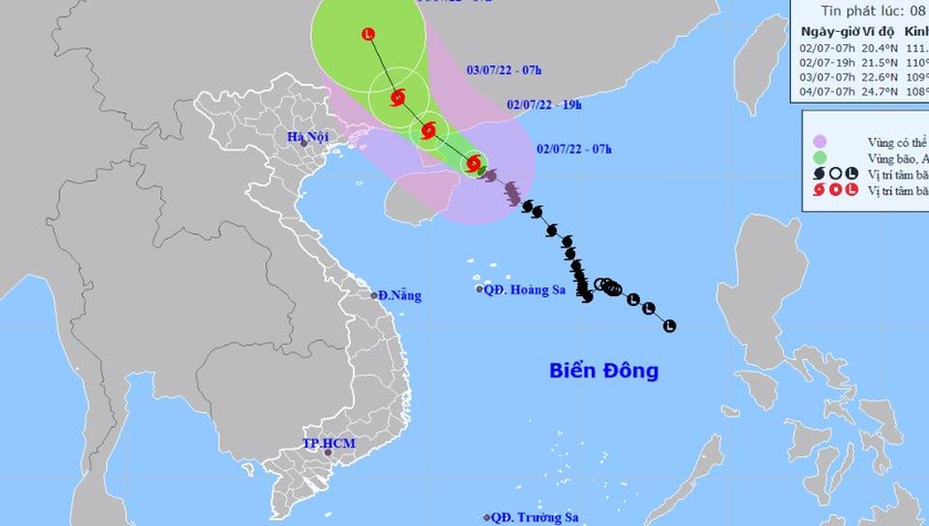 Bão số 1 'quậy sóng' cao 3-5m, ven biển Quảng Ninh - Ninh Bình đề phòng ngập úng