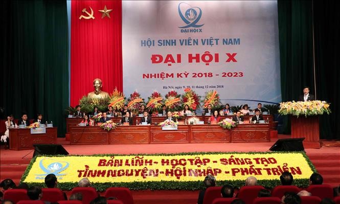 Đại hội đại biểu toàn quốc Hội Sinh viên Việt Nam lần thứ X. Ảnh minh họa. 