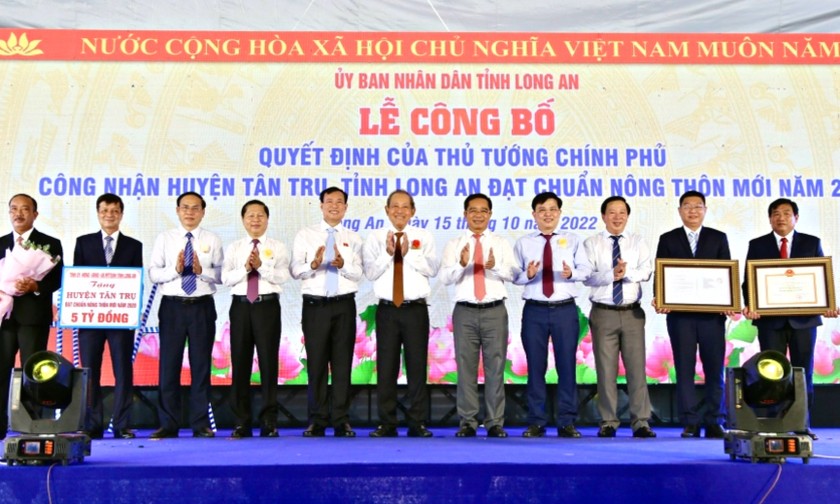 Diện mạo 'nông thôn mới' huyện Tân Trụ (Long An) ngày càng khởi sắc