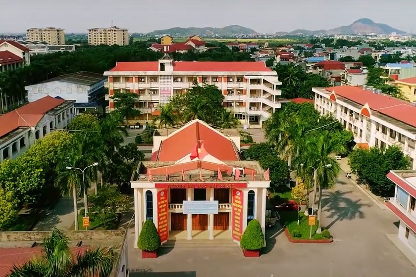 Một góc trường đại học Hải Phòng