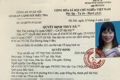 Truy nã nữ Phó tổng giám đốc 'dởm' lừa bạn học hơn 32 tỷ đồng