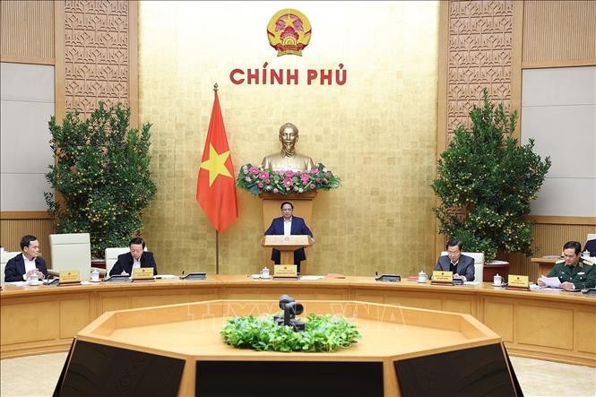 Chính phủ họp phiên thường kỳ đầu tiên của năm 2024