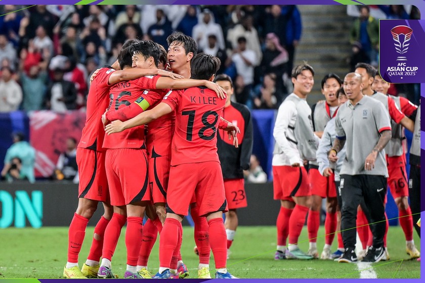 Hàn Quốc đang đứng trước cơ hội lớn để tiến vào trận chung kết, Ảnh: AFC 
