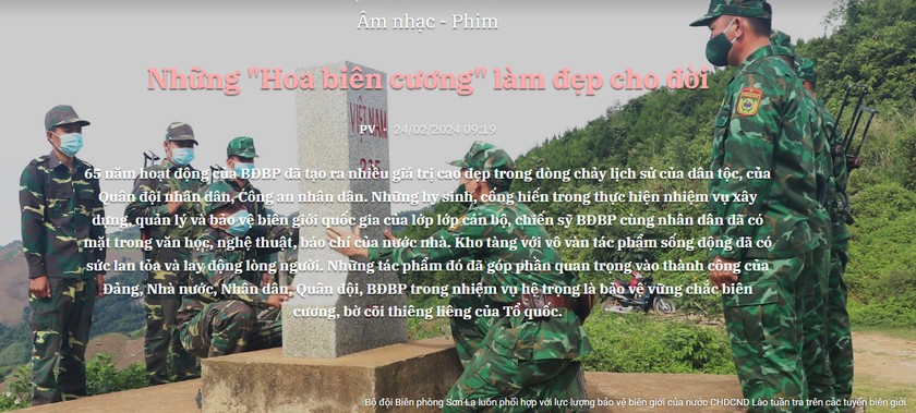 Những 'Hoa biên cương' làm đẹp cho đời