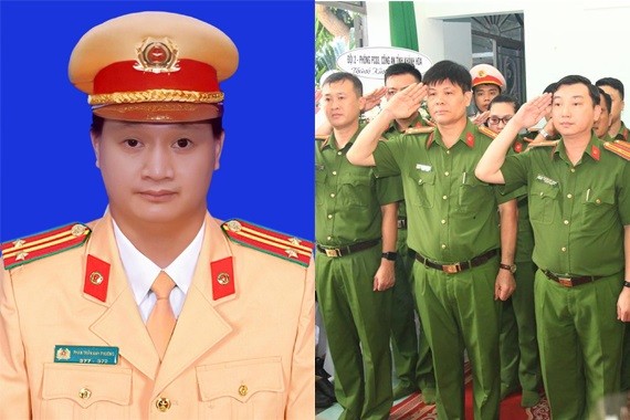 Tiễn biệt Trung tá Cảnh sát giao thông hy sinh khi làm nhiệm vụ