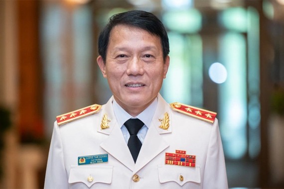 Tân Bộ trưởng Bộ Công an Lương Tam Quang. (Ảnh: Chinhphu.vn)