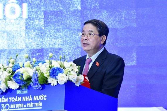 Phó Chủ tịch Quốc hội Nguyễn Đức Hải phát biểu tại Hội thảo.