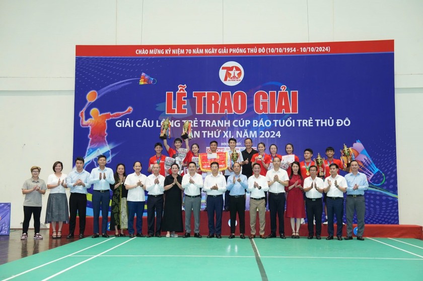 Ấn tượng đặc biệt giải Cầu lông trẻ tranh Cúp báo Tuổi trẻ Thủ đô ảnh 15