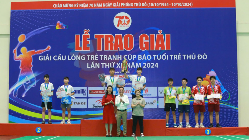Ấn tượng đặc biệt giải Cầu lông trẻ tranh Cúp báo Tuổi trẻ Thủ đô ảnh 10