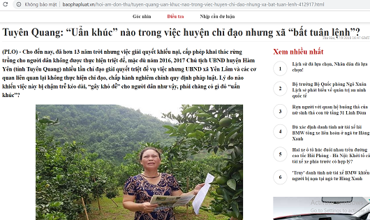 Tuyên Quang: Nghi vấn công an huyện Hàm Yên lạm quyền, xử lý vụ việc không đúng quy định?