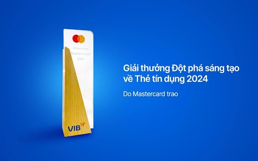 VIB nhận kỷ lục quốc gia và giải thưởng Innovation Breakthrough 2024 với tính năng Cá nhân hóa thiết kế thẻ 