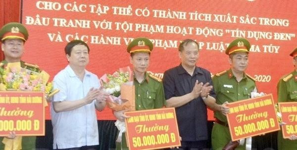 Lãnh đạo tỉnh Hải Dương kheo thưởng lực lượng Công an tỉnh Hải Dương