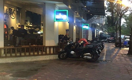 Cafe Aha nghiêm túc chấp hành văn minh trật tự đô thị