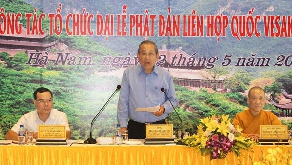 Phó Thủ tướng phát biểu tại buổi kiểm tra