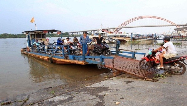 Phà Bính trong những ngày hoạt động cuối.