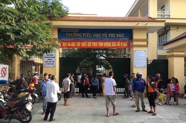 Trường tiểu học Võ Thị Sáu, nơi 5 học sinh nhập viện nghi ngộ độc thực phẩm