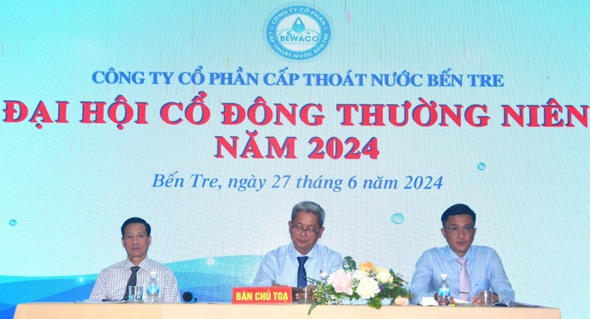 Đại hội cổ đông thường niên năm 2024 của Bewaco. Ảnh: bewaco.vn