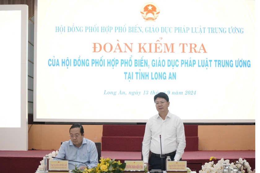 Long An: Phát huy vị trí, vai trò, trách nhiệm của Hội đồng phối hợp PBGDPL các cấp