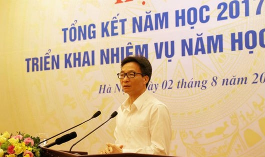 Phó Thủ tướng Vũ Đức Đam phát biểu tại Hội nghị