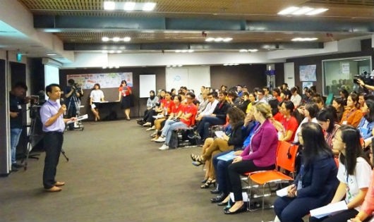 Các đại biểu tham gia sự kiện “Đối thoại Thanh niên ASEAN về bình đẳng giới” 