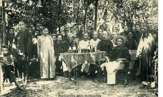 Các thành viên trong một gia đình tại miền Nam khoảng năm 1900