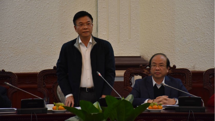 Bộ trưởng Bộ Tư pháp Lê Thành Long chủ trì cuộc họp