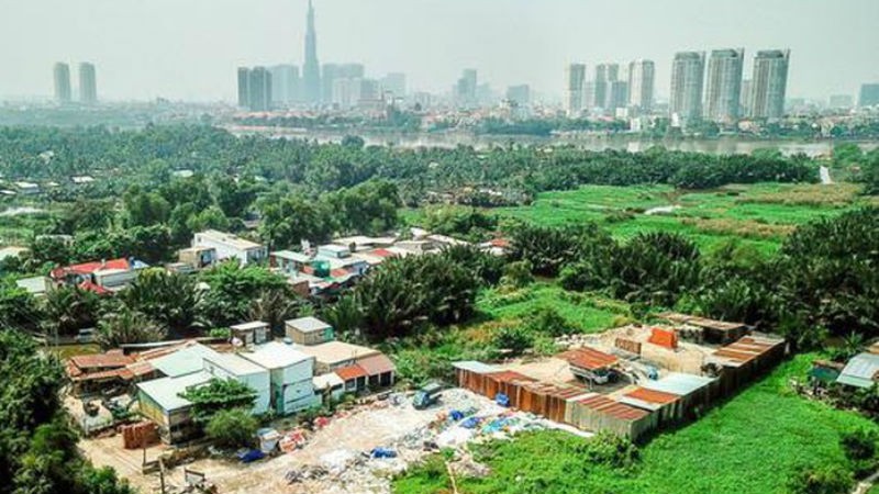 Bình Quới - Thanh Đa hiện vẫn như một ốc đảo đối lập với những cao ốc hiện đại