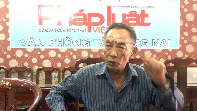Một người dân mất đất vì dự án Sơn Tiên đến VPĐD báo PLVN gửi đơn kêu cứu, tố cáo sự việc