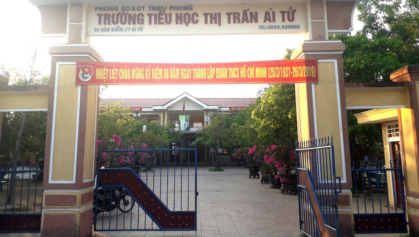 Từ khi nâng cấp cải tạo đến nay trường Tiểu học Ái Tử chưa có hạng mục nào xuống cấp.