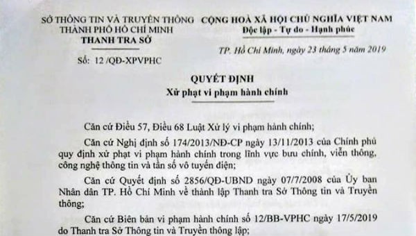 Phạt 7,5 triệu đồng chuyên viên Văn phòng vu khống lãnh đạo