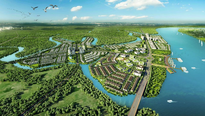 Khu đô thị sinh thái Aqua City (Đồng Nai) - tổ hợp nhà phố, biệt thự đơn lập, biệt thự song lập, shophouse… cùng chuỗi tiện ích nội khu hiện đại như trung tâm thương mại, trường học, khu vui chơi giải trí, thể dục thể thao..