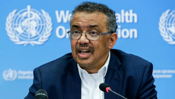 Tổng giám đốc Tổ chức Y tế Thế giới (WHO) Tedros Adhanom Ghebreyesus.