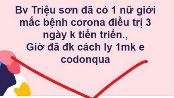 Những thông tin giả gây bấn loạn.