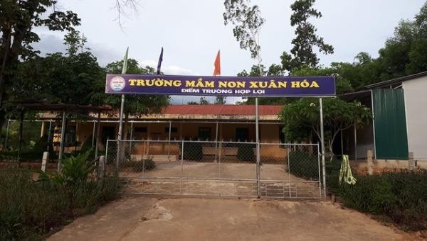 Trường mầm non Xuân Hòa.