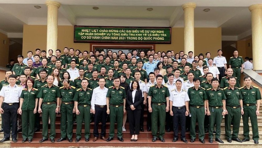 Các học viên tham dự lớp tập huấn nghiệp vụ tổng ĐTKT và CSHC 2021.