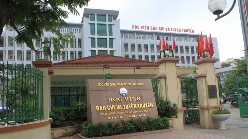 Học viện Báo chí và Tuyên truyền công bố điểm chuẩn xét học bạ