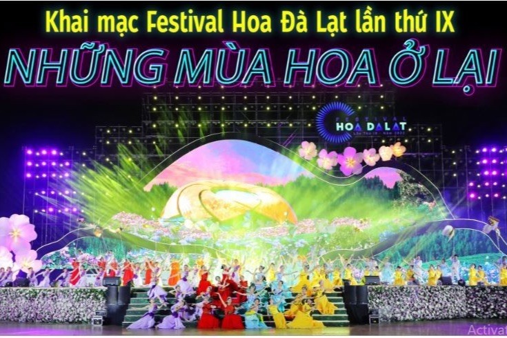 Dấu ấn của "thành phố ngàn hoa" là Festival Hoa Đà Lạt.