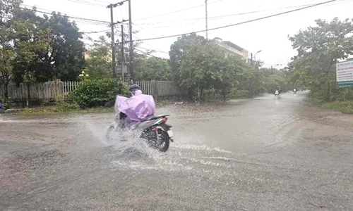 Từ ngày 18/9, tại Thừa Thiên Huế đã có mưa to và rất to. (Ảnh: Hoàng Dũng)