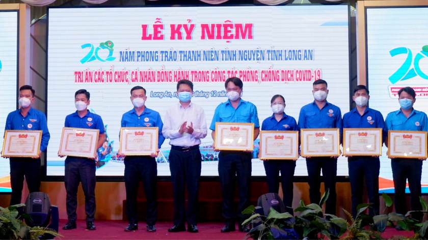 Lễ kỷ niệm 20 năm phong trào thanh niên tình nguyện tỉnh Long An 2001-2021